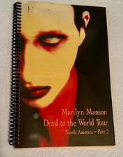 Marilyn Manson Dead To The World Tour North America Part 2 Itinerary 1997 RARE picture