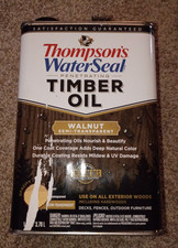 Thompson's WaterSeal Penatrating Transparent Timber Oil WALNUT stain picture