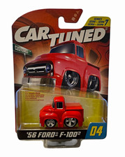 Car Tuned Series 7 '56 Ford F-100 Pickup Truck #04 Customs Red 🔥 picture