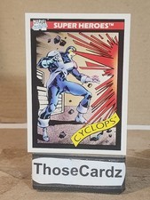 1990 Impel Marvel Universe Series1 Super-Heroes #8 Cyclops picture