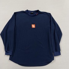 Vintage Syracuse Sweatshirt Mens Medium Blue Basketball Nike Fleece Pullover picture