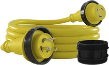 30A 125V Marine Shore Power Cordset NEMA L5-30 10 Feet White Waterproof picture
