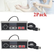 2Pcs For Nintendo NES Mini Classic Edition Console Game Wired Controller Remote picture