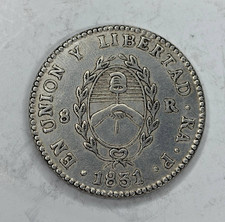 Coin 8 Real 1831 ARGENTINA picture