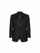 NWT Jos. A. Bank Tuxedo Jacket 40S Black 100% Wool Satin Lapel Formal Old Money picture