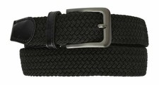 Marshal Wide Men's Elastic Stretch Belt Gunmetal Buckle Belt Casual Golf Belt picture