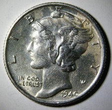 1940 S Mercury Dime Brilliant Uncirculated BU Coin picture