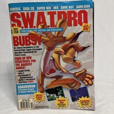S.W.A.T. PRO Video Game Magazine November 1993 - Bubsy Cover picture
