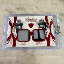 Panini 2025 Flawless Dual Diamond Memorabilia Ruby Brock Bowers/Crosby /15 picture