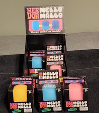 NEE DOH MELLO MALLO PINK BLUE YELLOW BRAND NEW - LOT of 6, WITH DISPLAY picture