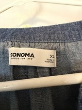 Sonoma denim Prairie dress XL picture