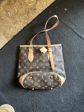 Louis Vuitton Monogram Small Shoulder Bag w/ Coin Purse Brown Tan Buckle Gold picture