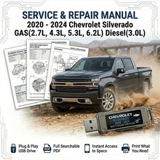 CHEVROLET SILVERADO 2020 2021 2022 2023 2024 SERVICE REPAIR WORKSHOP MANUAL USB picture