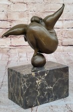 Classic After Botero Abstract Art Female Bronze Sculpture Woman Figurine Figure picture