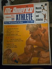 Vintage Mr America Bodybuilding Magazine Lot (2) 1966 1967 Dave Draper Covers  picture