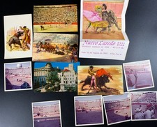 Vintage Mexico Bullfighting Tarjeta Postcards & Matching Photos-1960's-Unposted picture