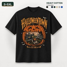 Halloweentown Est 1998 Halloween T-Shirt Retro Pumpkin Unisex Graphic Tee S-4XL picture