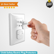 Baby-Proof Outlet Covers (32 Pack) - Child Safety Electric Plug Protectors picture