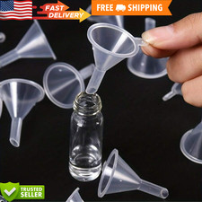 10~50pcs Small Plastic Perfume Diffuser Bottle Mini Liquid Tiny Oil Funnels Lab picture