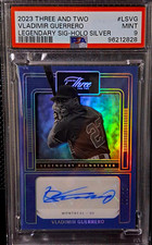 Panini 2023 Vladimir Guerrero Holo Silver LS-VG PSA 9 Auto /15 PSA 1ST POP picture