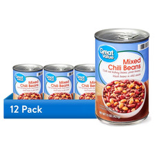 12 pack,Great Value Mixed Chili Beans, 15 oz Can. picture
