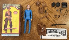 RARE Vintage Marx Plastimarx Lo Mejor Del Oeste Light Blue Johnny West picture