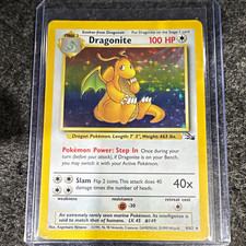 Dragonite 4/62 Fossil Holo English 1999 Clean Condition picture