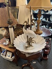 Danny's Fine Porcelain Pair of Standing Pelicans in Porcelain Bowl picture