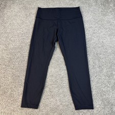 Lululemon Wunder Under High Rise Tight Womens 12 Black Pull On Luxtreme picture