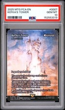 2025 MTG FCA EN Kefka's Tower PSA 10 GEM Full Art Borderless #0007 RARE picture
