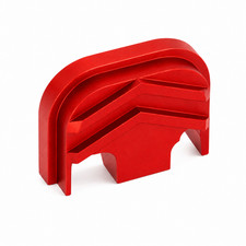 Tyrant Designs Glock Gen 1-4 Slide Cover Plate Red Aluminum Blemished Back Plate picture