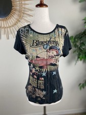 Vtg Suzie In The City L Western T Shirt Cowgirl Theme Bluegrass Opry Line Dance picture