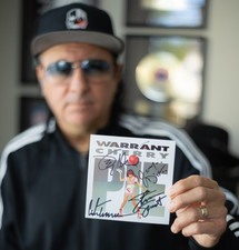 WARRANT Cherry Pie Signed CD Insert **NO CD INCLUDED** picture
