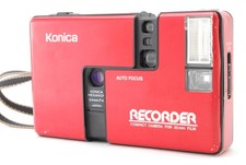 Read [Near MINT] Konica Recorder RED Half Frame Point & Shoot Camera From JAPAN picture