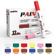 12Pcs Paint Marker Pen Waterproof Permanent For Car Tyre Tire Tread 4WD picture
