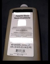 Pistachio Flavored Sauce/syrup 63oz BB September 2026 picture