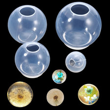 1pc 20-100mm Ball Silicone Mold 3D Sphere Epoxy Resin DIY Craft Decor Tool picture