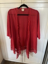 chicos open front cardigan Mamey Color Size 1 picture