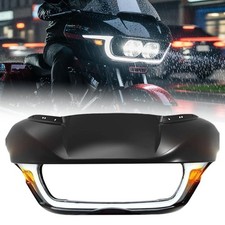 For Harley CVO Road Glide 2015-23 Upgraded Black Fairing Cowl w/DRL Turn Signal picture