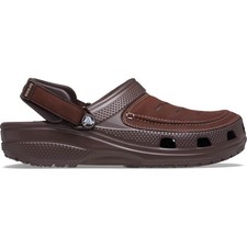 Crocs Men's Yukon Vista LR Clogs – LiteRide Foam, Adjustable Strap, Faux Leather picture