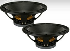 2x B&C 18TBX100-4 4-Ohm 18