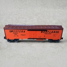 Lionel O Gauge Western Maryland WMRX #9818 Insulated Boxcar – Orange/Brown picture
