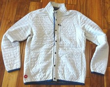 Relwen Men's Windzip Jacket Chalk (Cream) $268 size L....EXCELLENT picture