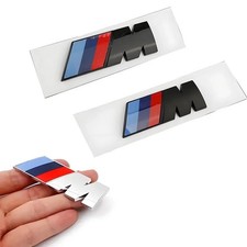 M Performance Sport Badge 3D Emblem Replacement Sticker BMW Logo Trunk & Fender picture