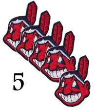 SET of 5 CLEVELAND INDIANS MLB BASEBALL VINTAGE 2