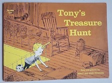 Tony's Treasure Hunt 1964 1st Print Scholastic PB Holly & John Peterson picture