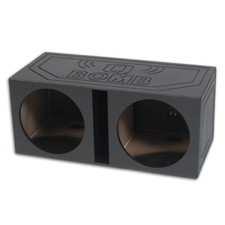 QPower QBOMB Dual 15″ 15 inch Slot Ported Vented Empty Sub Woofer Enclosure Box picture