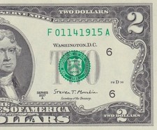 01141915 | JANUARY 14 1915 | FANCY BIRTHDAY ANNIVERSARY SERIAL | GEM UNC picture