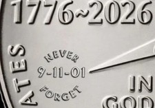 2026-P Enduring Liberty Half Dollar 9-11-01 Never Forget Privy 1 US Coin-PRESALE picture