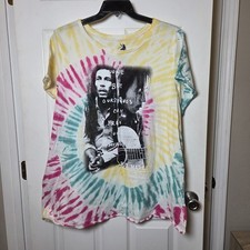Zion Rootswear sz 4X tie dye Bob Marley t-shirt 100% cotton soft casual Torrid picture